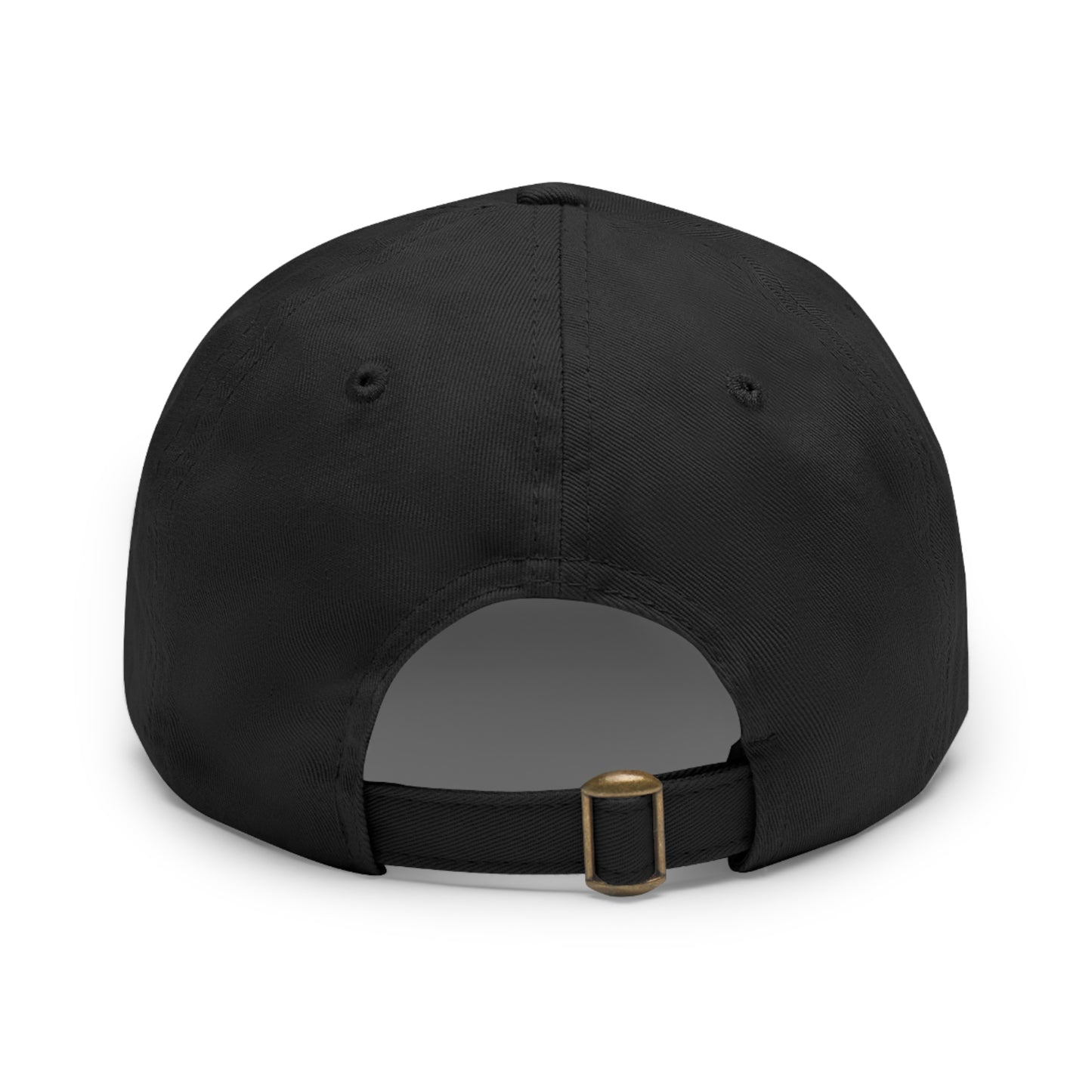 Hat with Leather Patch (Rectangle)