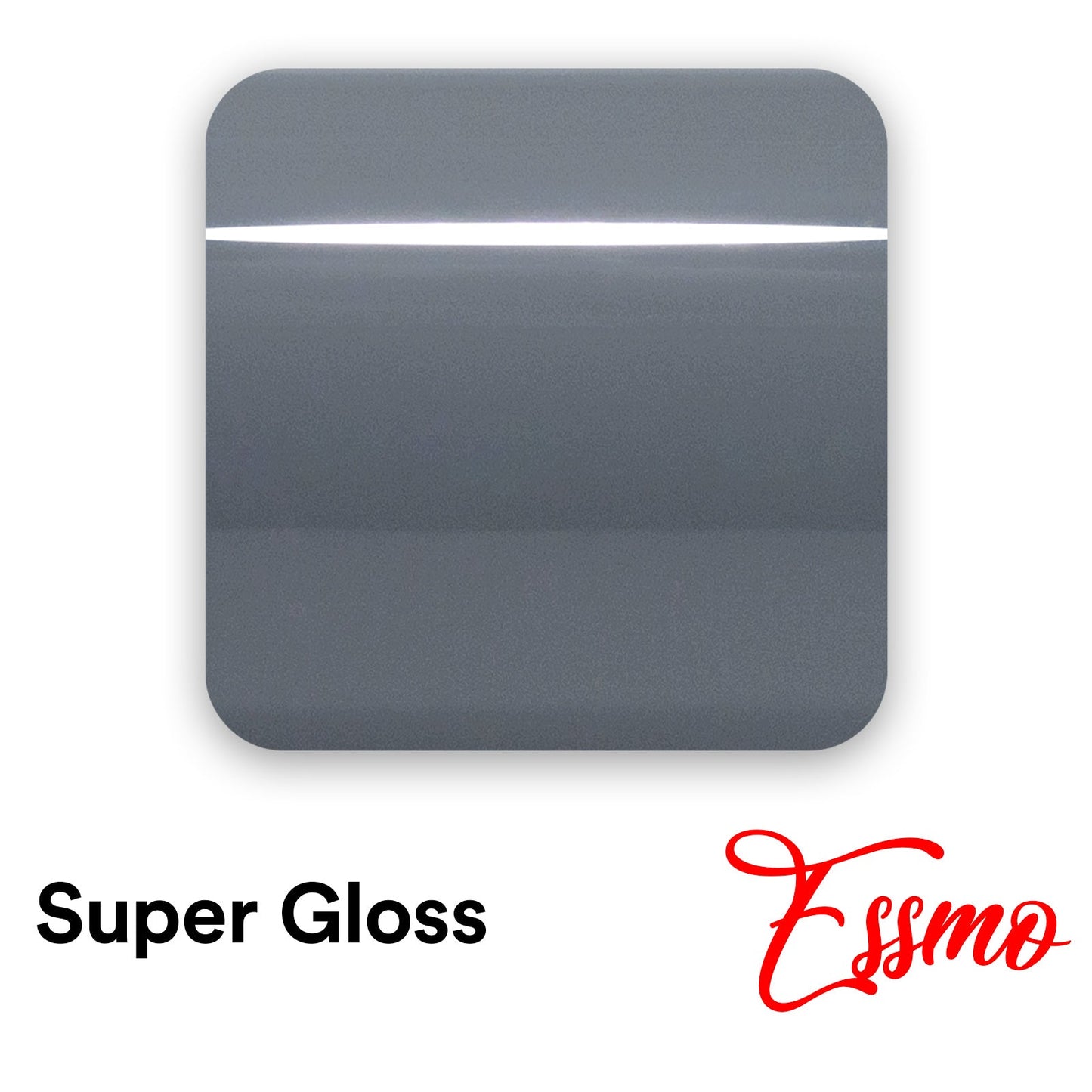 PET Super Gloss Dark Nardo Gray Vinyl Wrap