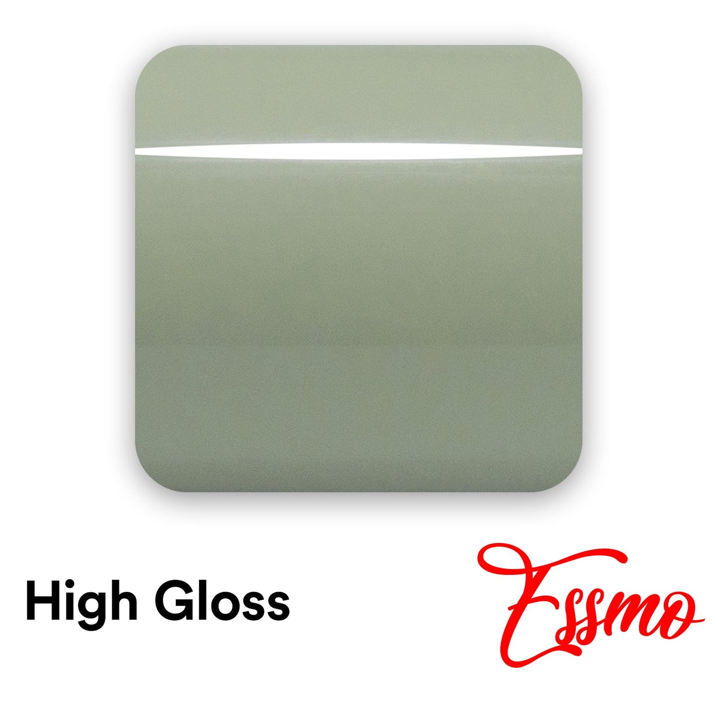 High Gloss Light Khaki Green Vinyl Wrap