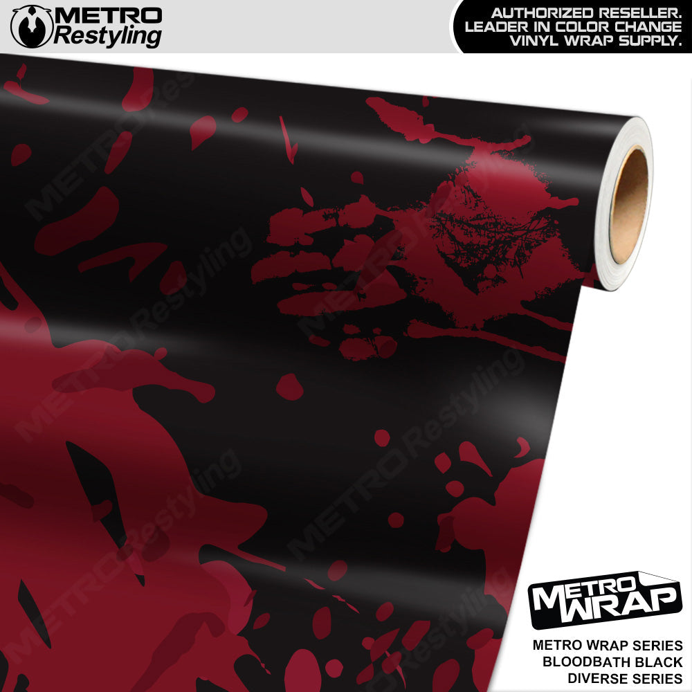 Metro Wrap Bloodbath Black Vinyl Film