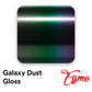 PET Galaxy Dust Gloss Aurora Green Vinyl Wrap