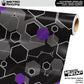 Metro Wrap Hex DNA Purple Vinyl Film
