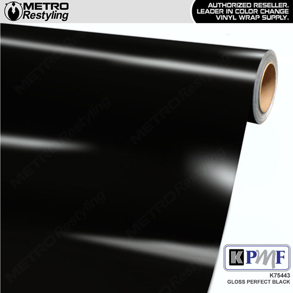 KPMF K75400 Gloss Perfect Black Vinyl Wrap | K75443