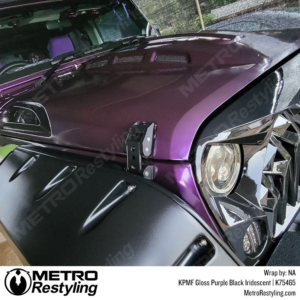 KPMF K75400 Gloss Purple Black Iridescent Vinyl Wrap | K75465