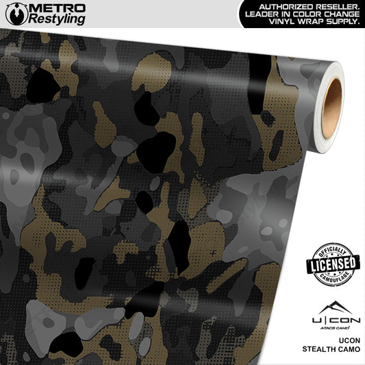A-TACS U|CON Stealth Camouflage Vinyl Wrap Film