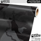 Metro Wrap Jumbo Ragged Elite Black Camouflage Vinyl Film
