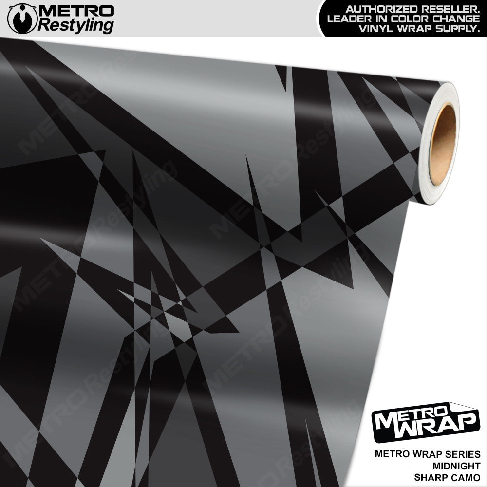 Metro Wrap Sharp Midnight Camouflage Vinyl Film